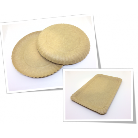 PLATO ACANALADO CARTON 18CM