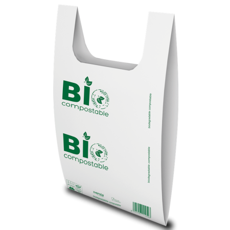 BOLSA CAMISETA COMPOSTABLE 40X50 17.5