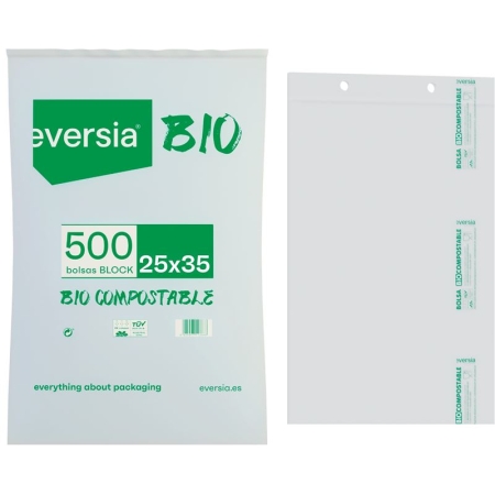 BOLSA MERCADO COMPOSTABLE 25X35