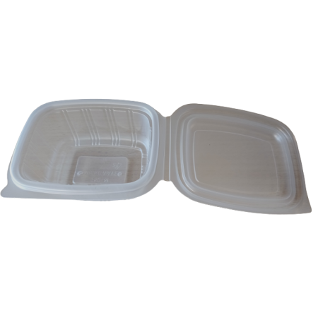 ENVASE RECTANGULAR CON TAPA PARA MICROONDAS 250-M