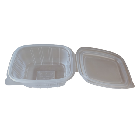 ENVASE RECTANGULAR CON TAPA PARA MICROONDAS 500-M