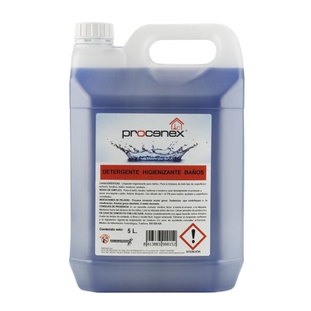 DETERGENTE HIGIENIZANTE PARA BAÑOS GARRAFA 5L