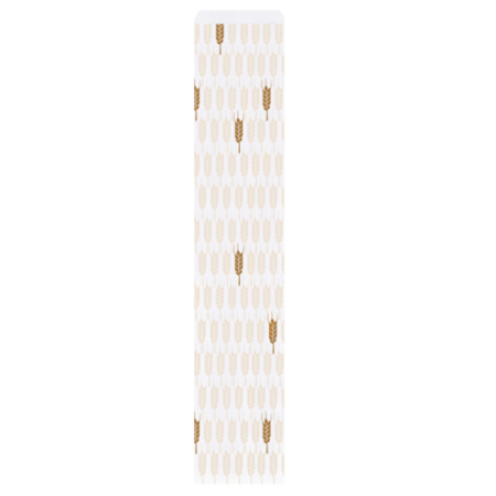 BOLSA PAPEL PAN/BAGUETTE BLANCA 