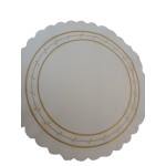 RODAL PARAFINADO COLORES BLANCO/ORO 40CM