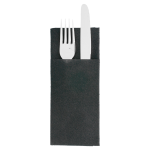 SERVILLETA CANGURO 33X40 NEGRA