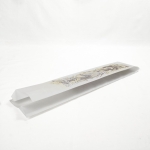 BOLSA PAPEL BAGUETTE BLANCA 12+9X58